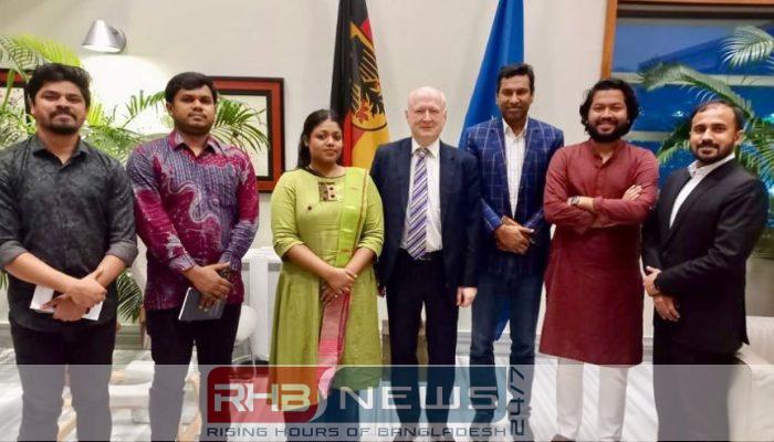 এনসিপির সঙ্গে জার্মান রাষ্ট্রদূতের সৌজন্য..