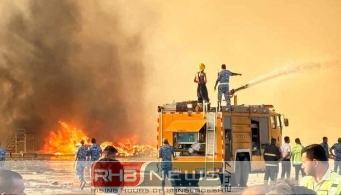 শাহজালাল আন্তর্জাতিক বিমানবন্দরে অগ্নিকাণ্ডের ক্ষয়ক্ষতি..