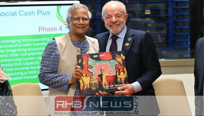 রোমে ব্রাজিলের প্রেসিডেন্টের সঙ্গে প্রধান..