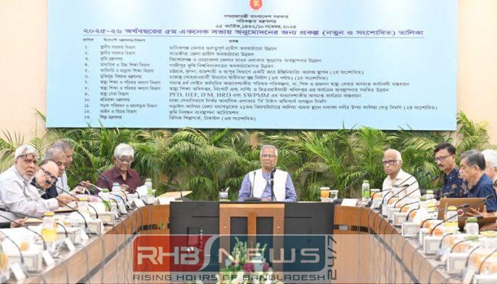 একনেকে অনুমোদন পেল ৭১৫০ কোটি..