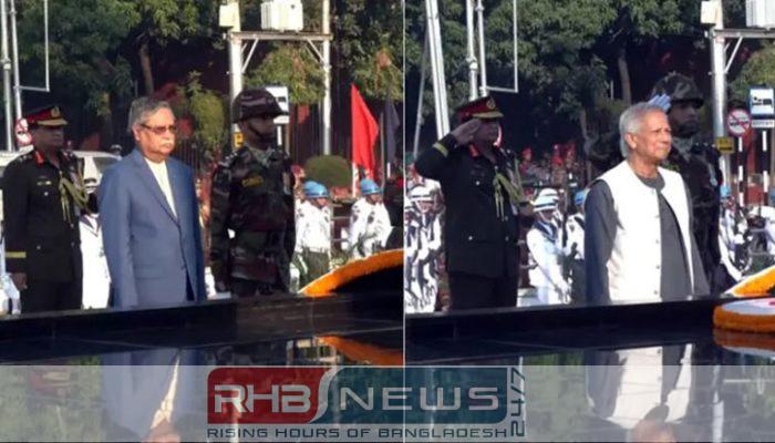 সশস্ত্র বাহিনী দিবসে শিখা অনির্বাণে..