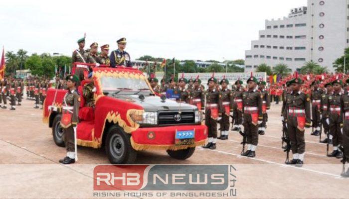 বাংলাদেশ মিলিটারি একাডেমিতে রাষ্ট্রপতি কুচকাওয়াজ..