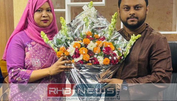 দুমকিতে নবাগত ইউএনও মোছাঃ ফরিদা..