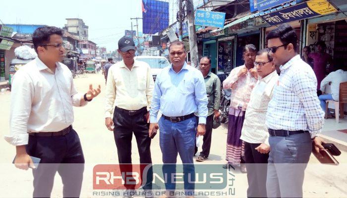 শ্রীমঙ্গল স্টেশন রোডের সংস্কার কাজ..