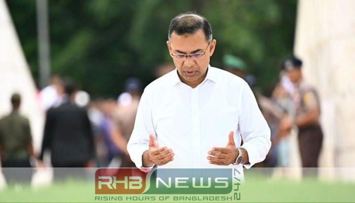 বিদেশ সফর শেষে দেশে ফিরে..