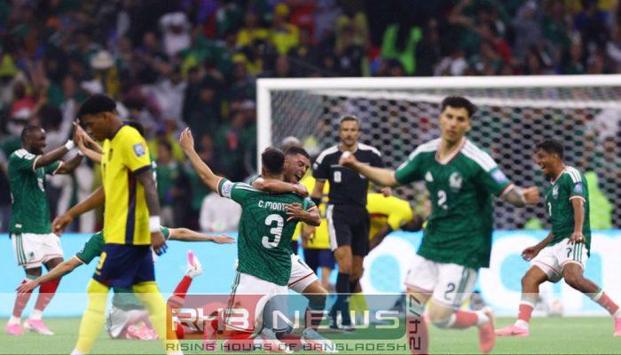 দুর্দান্ত পারফরম্যান্সে ইকুয়েডরকে হারিয়ে শেষ..
