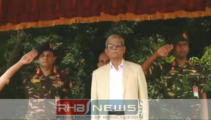 গার্ড অব অনারে বঙ্গভবনে রাষ্ট্রপতি..