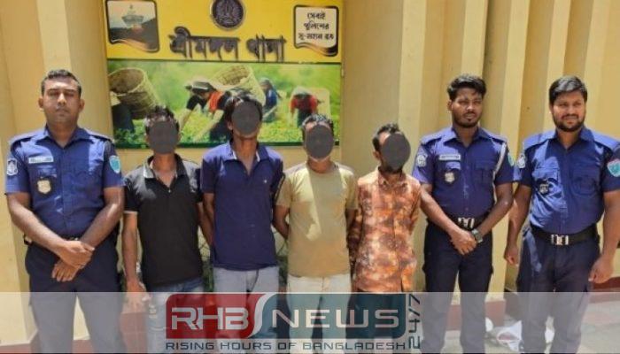 শ্রীমঙ্গল থানা পুলিশের অভিযানে ওয়ারেন্টভুক্ত..