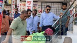শ্রীমঙ্গলে সড়ক-ফুটপাত দখলমুক্ত করতে মোবাইল..