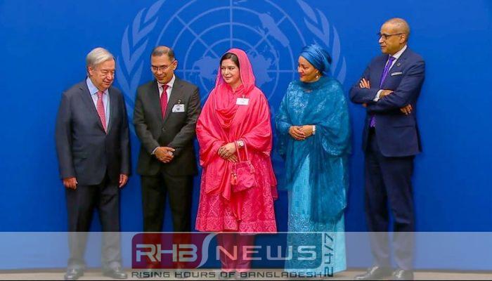 জাতিসংঘ মহাসচিবের স্বাগত প্রাতরাশে প্রধানমন্ত্রী..