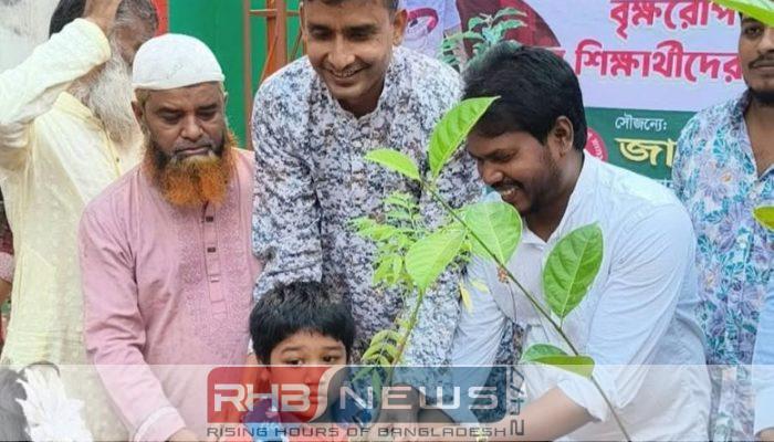 রাজশাহী মহানগর যুবদলের উদ্যেগে বৃক্ষরোপণ