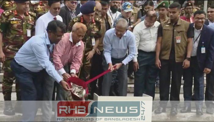 বঙ্গভবনে ৪০০ কেজি মাছের পোনা..