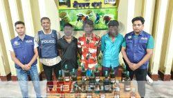 শ্রীমঙ্গলে ২১ বোতল ভারতীয় মদসহ..