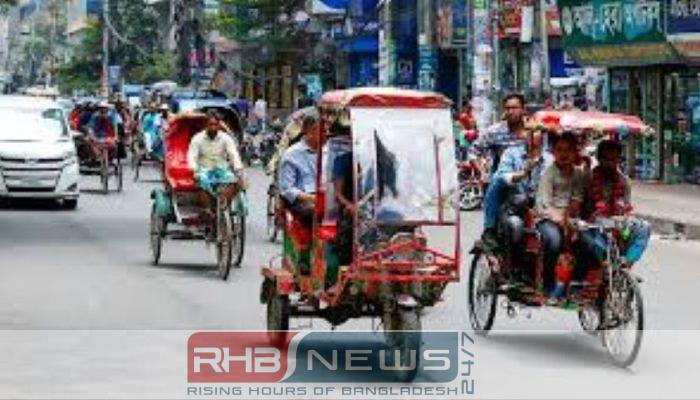 সিটি করপোরেশন এলাকায় ই-রিকশার সর্বোচ্চ..
