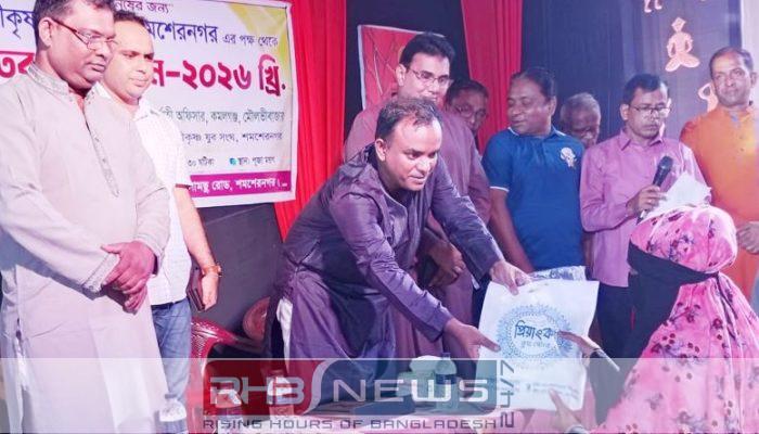 কমলগঞ্জে দুর্গোৎসবে শতাধিক দরিদ্র মানুষের..