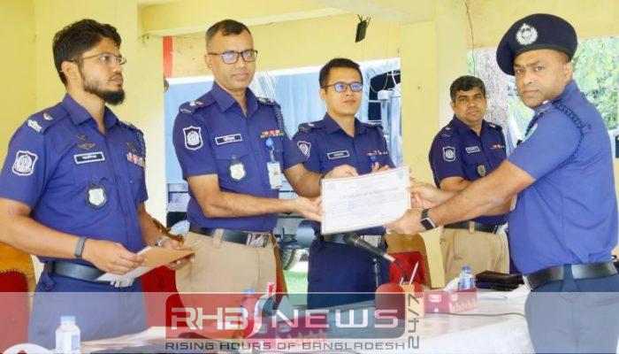 শ্রীমঙ্গল থানার ওসি জেলায় শ্রেষ্ঠ..