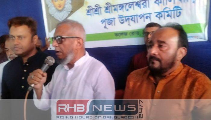 শ্রীমঙ্গলে পূজামণ্ডপ পরিদর্শনে শ্রম ও..